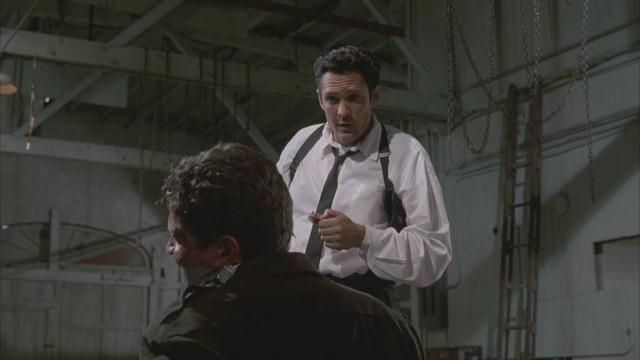 Image result for reservoir dogs stuck in the middle gif